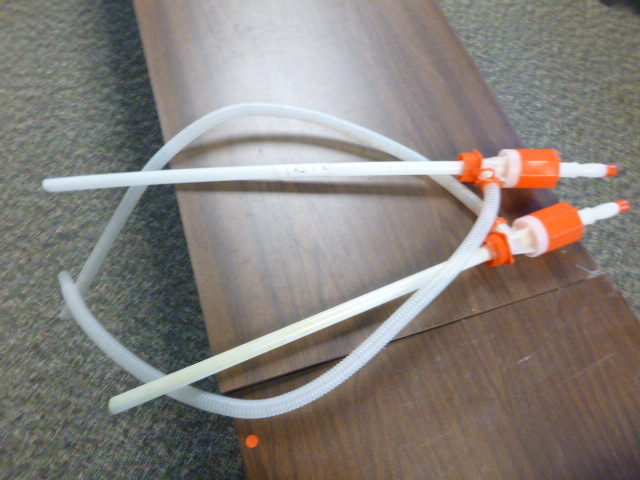 2 Plastic Barrel Pumps