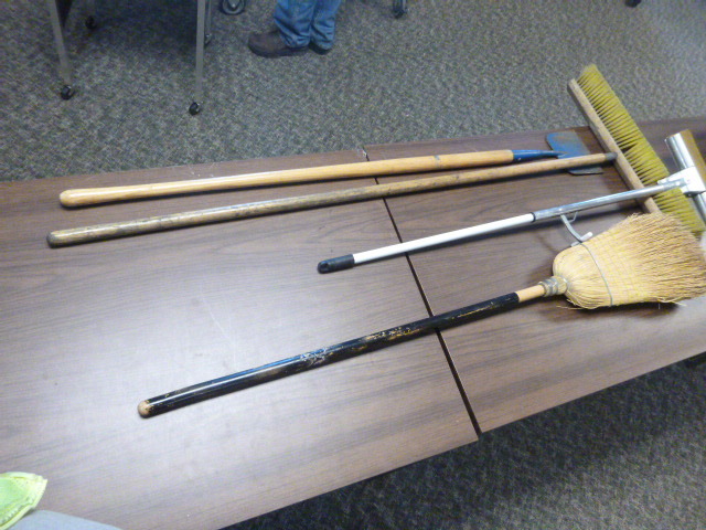 Brooms, Mop and Ice Scraper