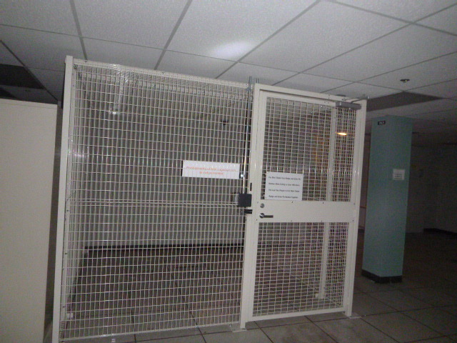3 Sided Security Cage
