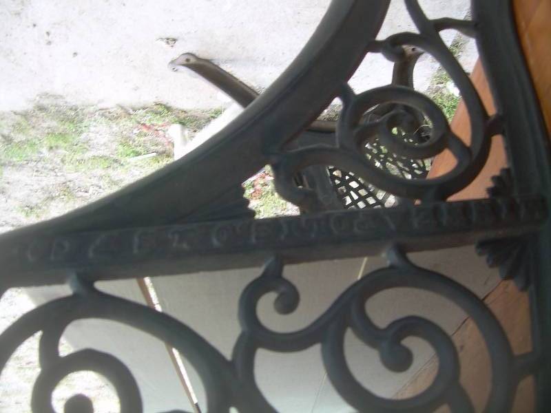 lot 27 image: ANTIQUE SCHOOL DESK