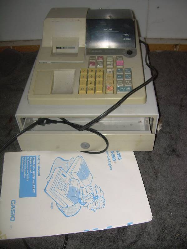 lot 60 image: CASIO CASH REGISTER