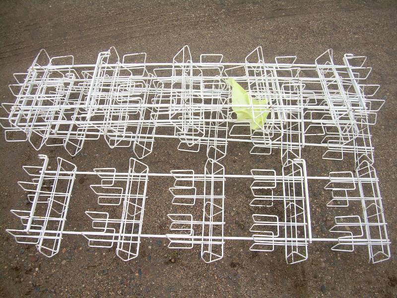 lot 90 image: 4 WIRE SHOE RACKS