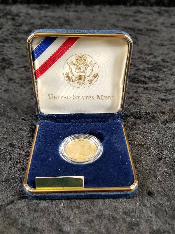 2006 San Francisco Old Mint GOLD Five Dollar Commemorative Coin, COA, in Display