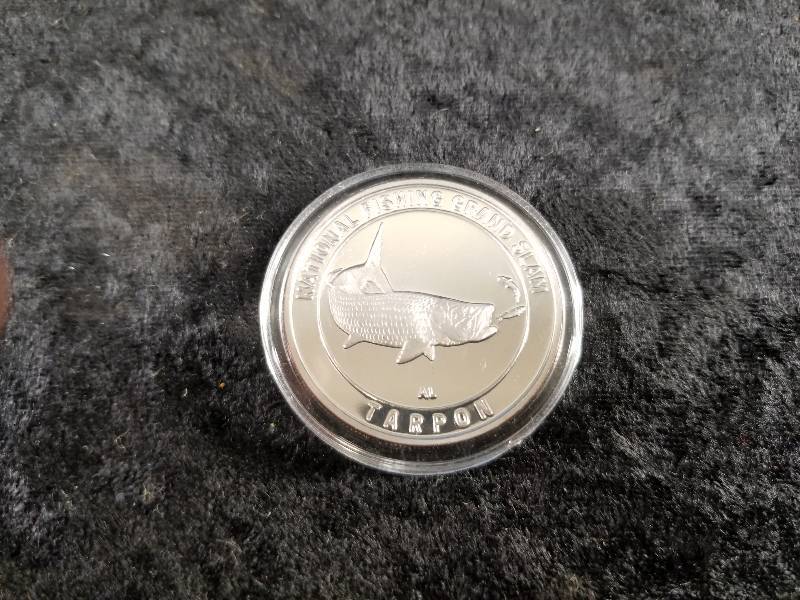 North American Fishing Club, 1oz Silver, BU - Tarpon