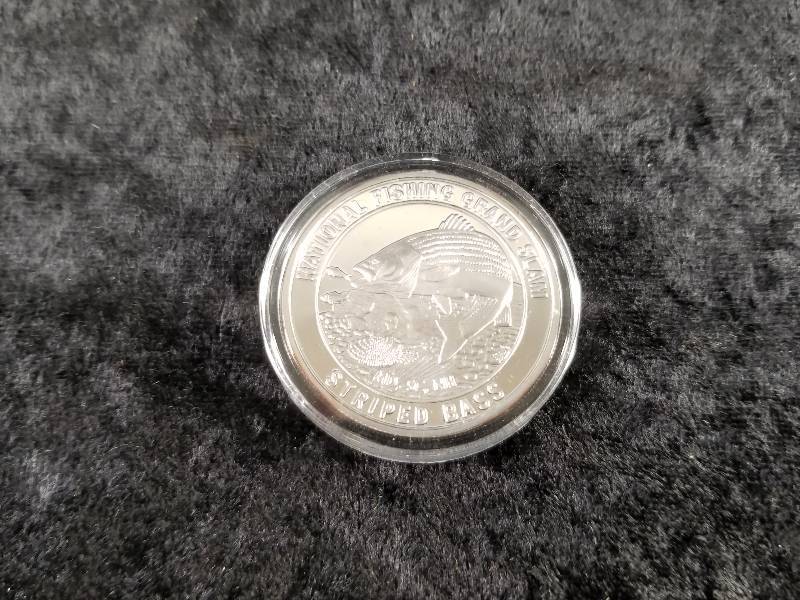 North American Fishing Club, 1oz Silver, BU - Striped Bass