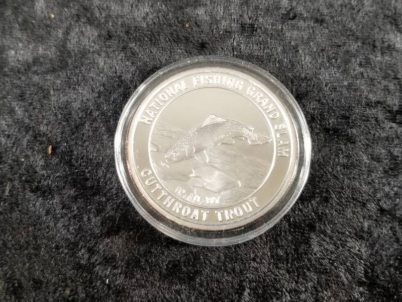 North American Fishing Club, 1oz Silver, BU - Cutthroat Trout
