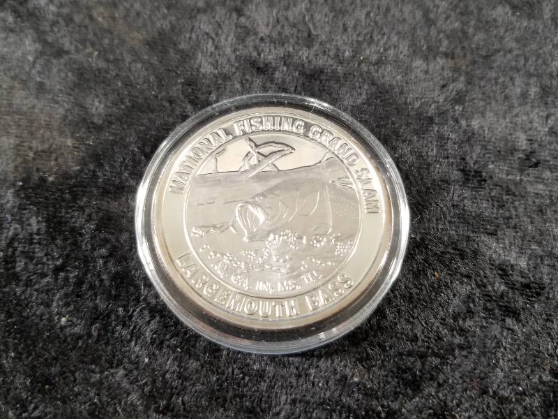 North American Fishing Club, 1oz Silver, BU - Largemouth Bass