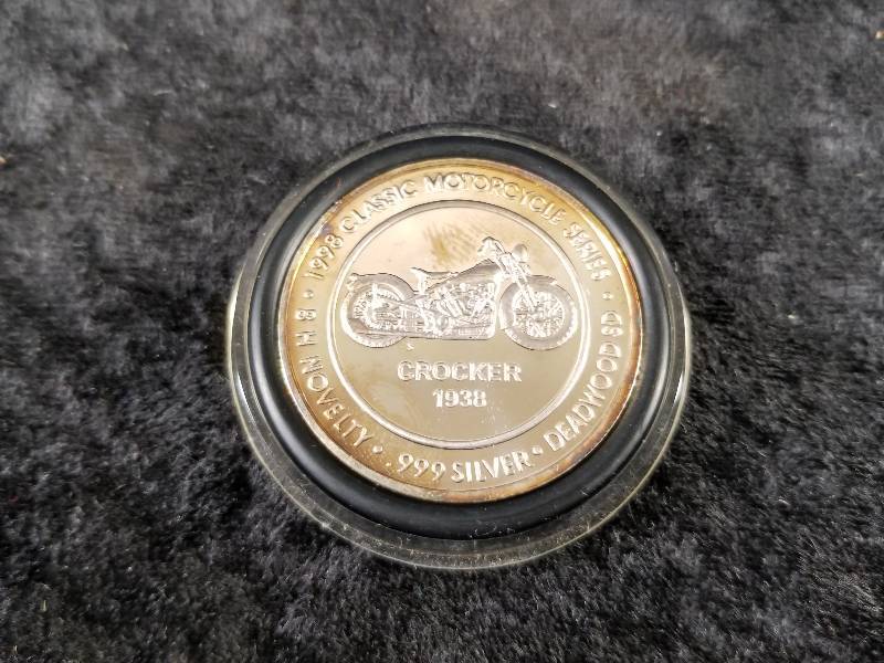 1998 Classic Motorcycle Series, 1 oz Silver - 1938 Crocker
