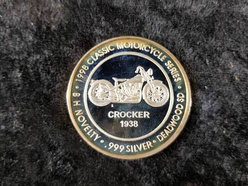 1998 Classic Motorcycle Series, 1 oz Silver - 1938 Crocker
