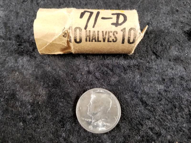1971-D JFK Half Dollars, Uncirculated, $10 Facevalue
