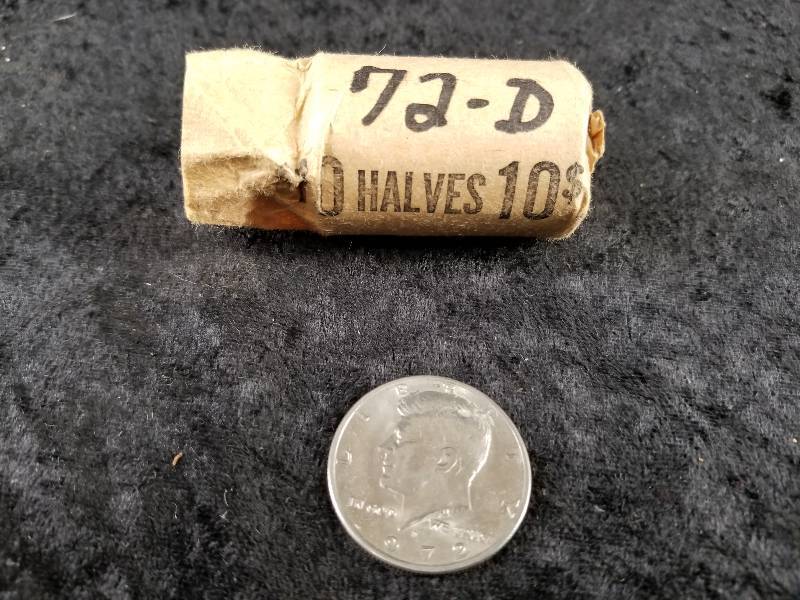 1972-D JFK Half Dollars, Uncirculated, $10 Facevalue