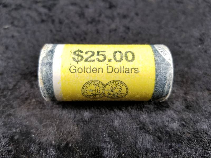 Uncirculated Sacagawea Sequoyah Dollars, $25 Facevalue