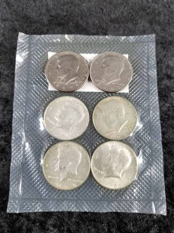 Lot- Kennedy Half Dollars