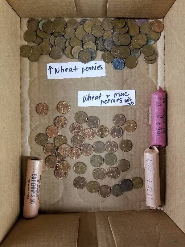 Lot - Misc Dates Wheat Pennies, 1960s, 1970s Misc Dates Other Pennies