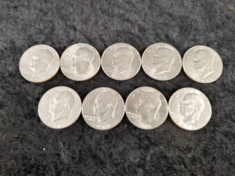 Lot - Misc Eisenhower Dollars