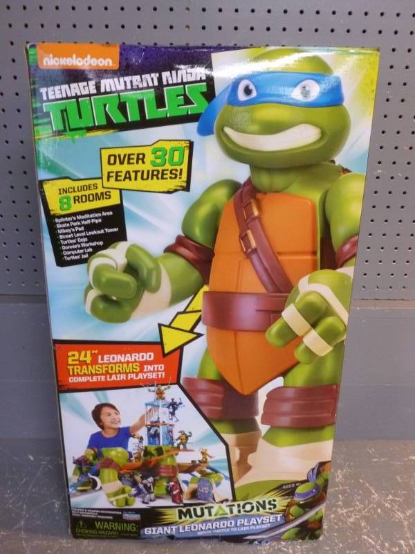 giant ninja turtle playset