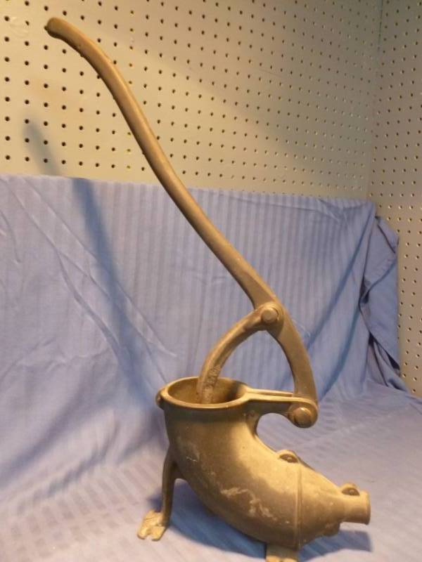 lot 131 image: Vintage Sausage Stuffer