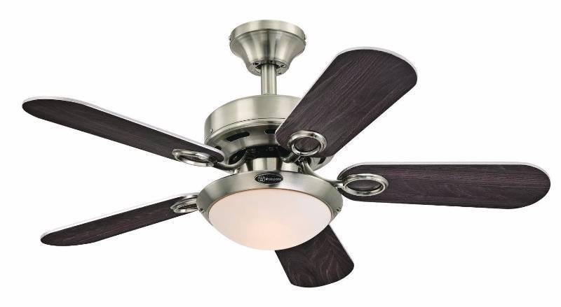 lot 558 image: AS-IS - Westinghouse 29600962 Cassidy 36 Ceiling Fan with Light Fixture - Brushed Nickel