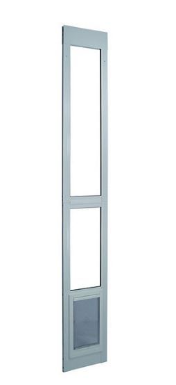 lot 3138 image: FOR PARTS  REPAIR - Medium Pet  Dog Door - MISSING LATCH