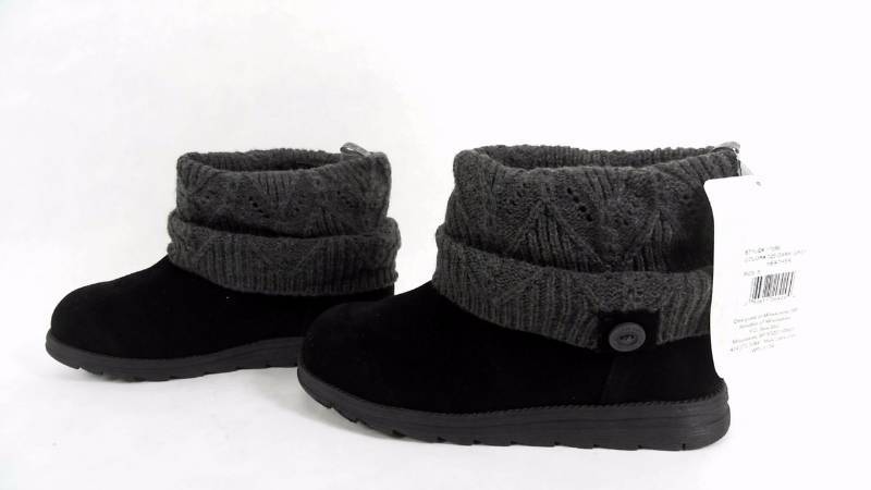 lot 207 image: AS-IS - Muk Luks Womens Patti Bootie - SMALLER THAN MARKED SIZE 8