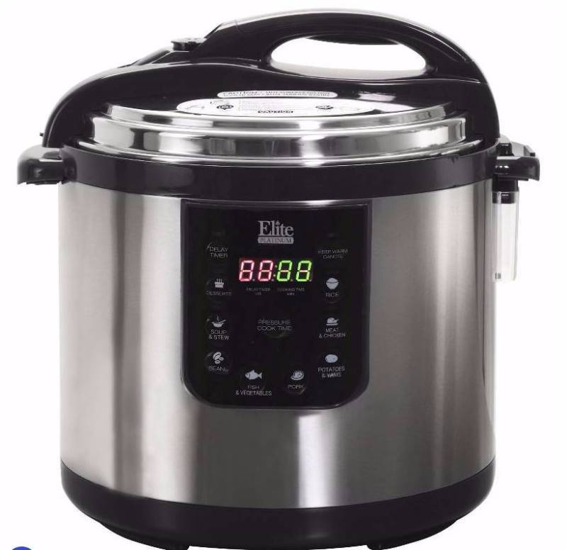 lot 217 image: FOR PARTS  REPAIR - 10 Liter Electric Pressure Cooker - MISSING PRESSURE RELEASE NOZZLE