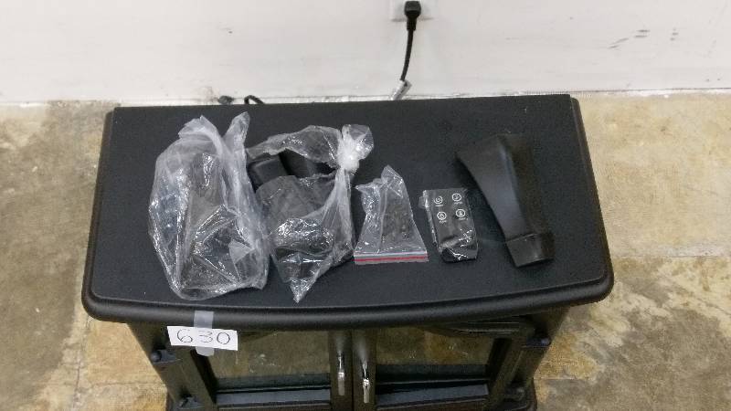 lot 630 image: FOR PARTS  REPAIR -&nbspalcove Randall Infrared Electric Heater Stove - DOES NOT POWER ON
