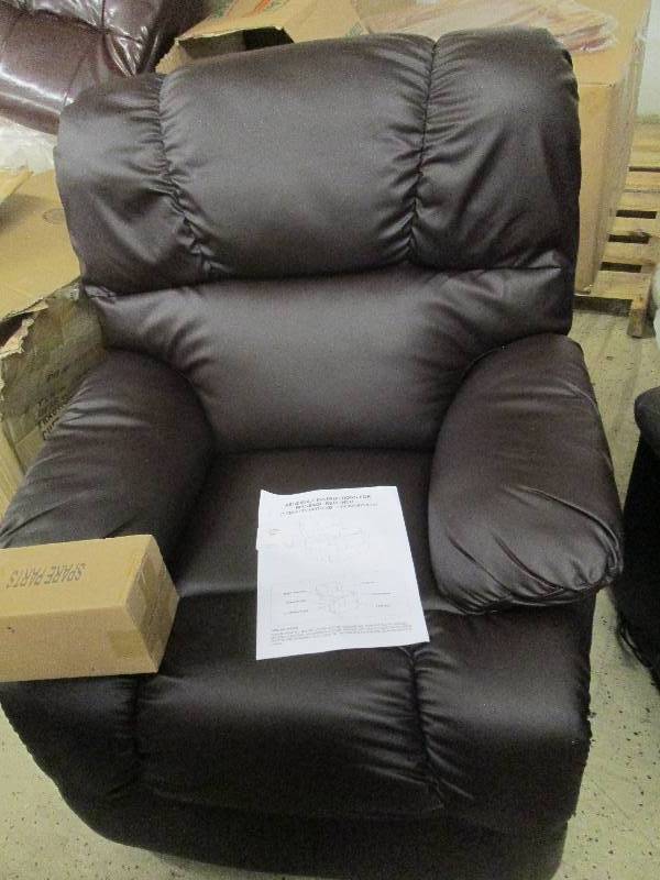 Brown Massage Recliner open box Ret...