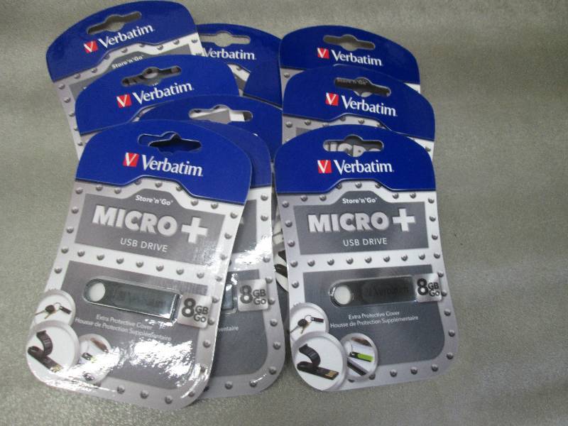 Lot of 10 Verbatim Stor n Go Micro ...