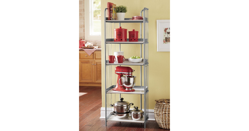 Mid-Century 5-Tier Rack open box Re...
