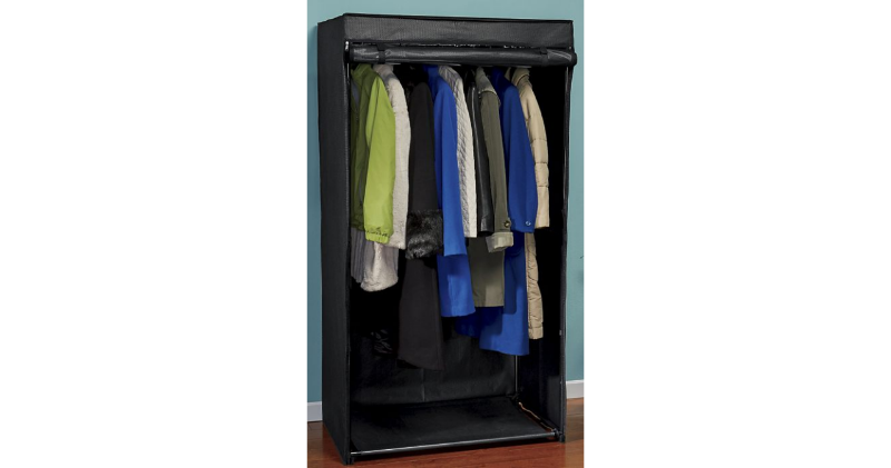 Heavy Duty Two-Tone Coat Closet ope...