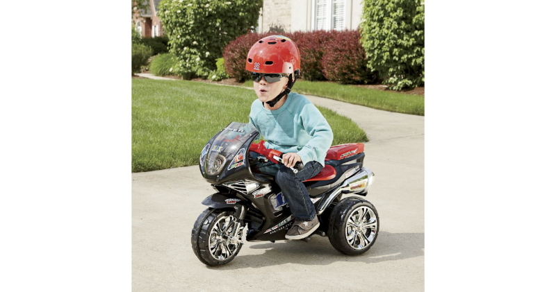 Battery-Powered 3-Wheel Racer open ...