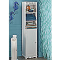 Coral Bathroom Tall Cabinet open bo...