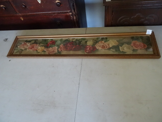 lot 52 image: Vintage Yard Long Framed Print,