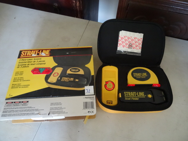 lot 72 image: Strait-Line 3 Pc. Laser System In Box
