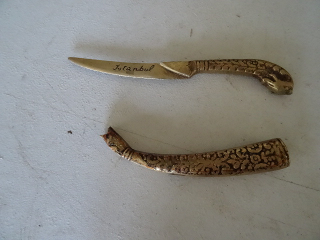 lot 73 image: Brass Sheath Letter Opener