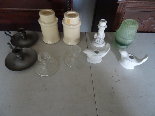 lot 92 image: Misc Candle Holders