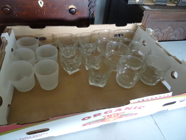 lot 96 image: 3 Sets Of Drink Glasses