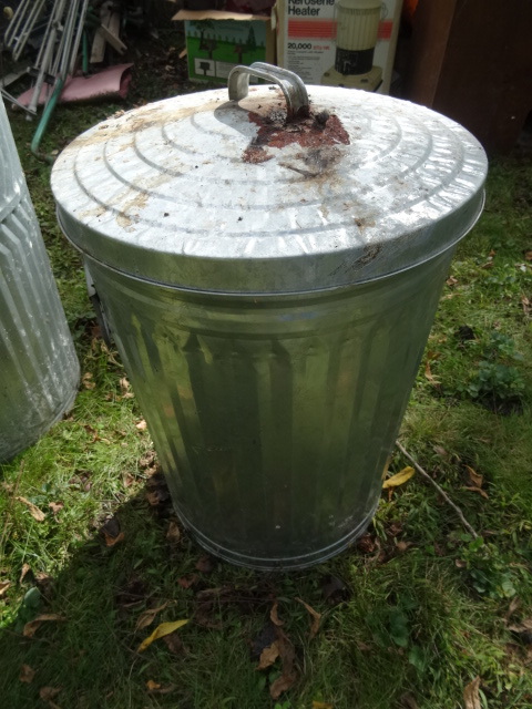 lot 145 image: Metal Garbage Cans Qty. 2