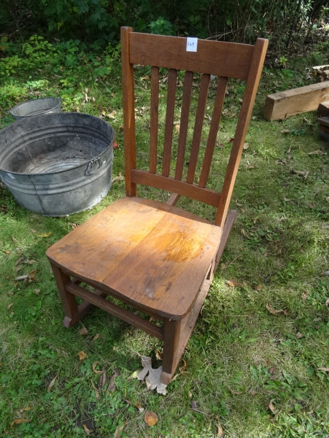 lot 149 image: Vintage Wood Rocker