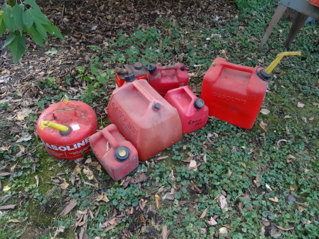 lot 154 image: Misc Gas Cans
