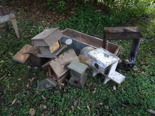 lot 160 image: Variety Rustic Bird Houses