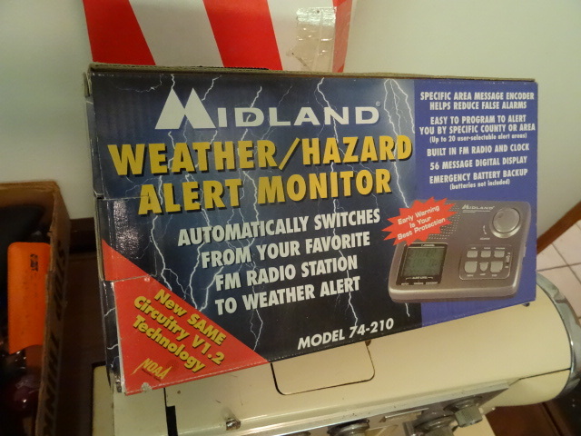 lot 193 image: Midland Weather Hazard Alert # 74-210,