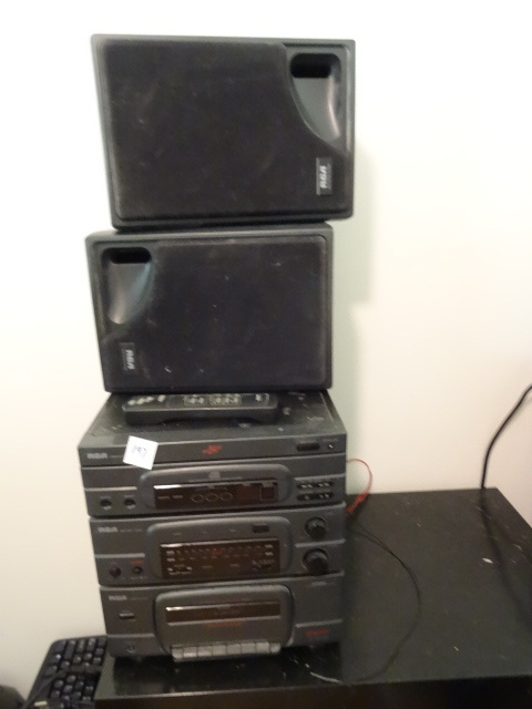 lot 197 image: RCA Stereo System CD, Tape, AMFM