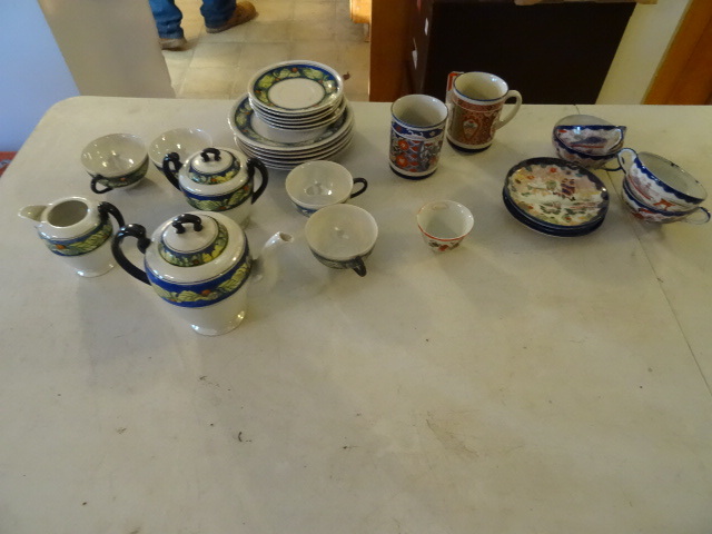 lot 257 image: Misc Tea Sets & Desert Plates,