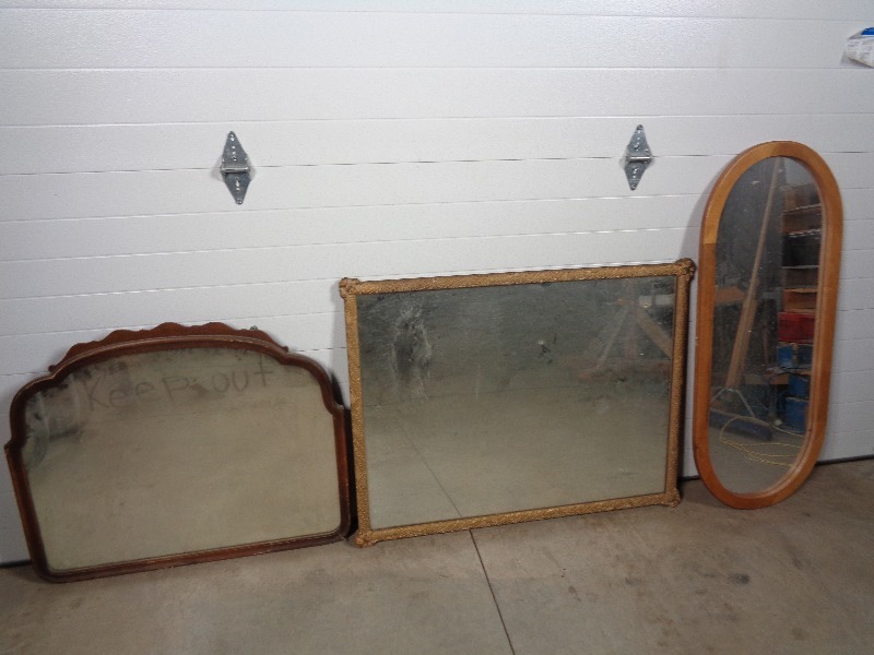 lot 103 image: 3 Large Mirrors