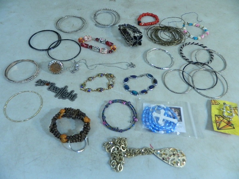 lot 4 image: Bracelets, Bangles, More