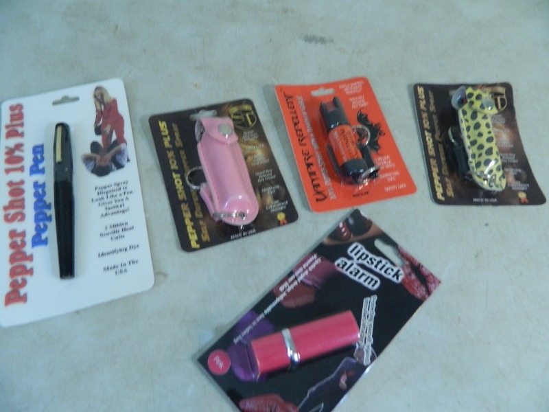 lot 39 image: New Pepper Sprays and Lipstick Alarm
