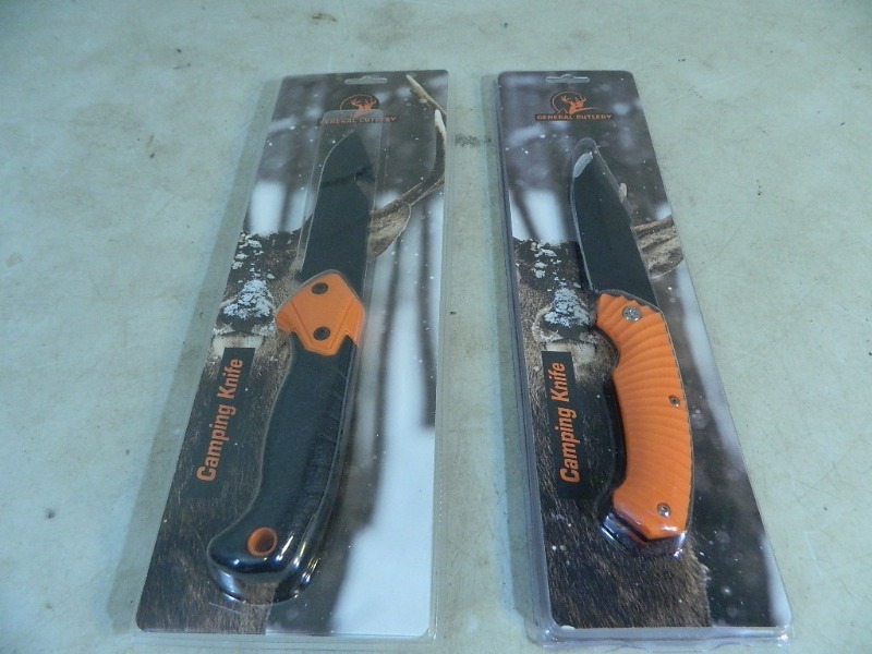 lot 63 image: 2 New Camping Knives