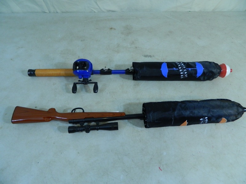 lot 72 image: 2 New Novelty Umbrellas