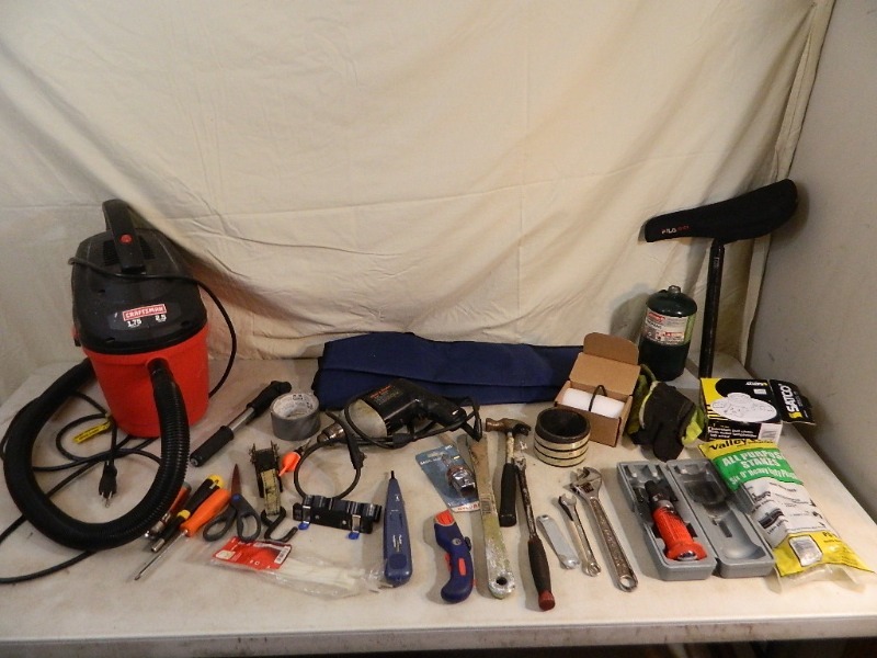 lot 140 image: Assorted Tools and Shop Supplies